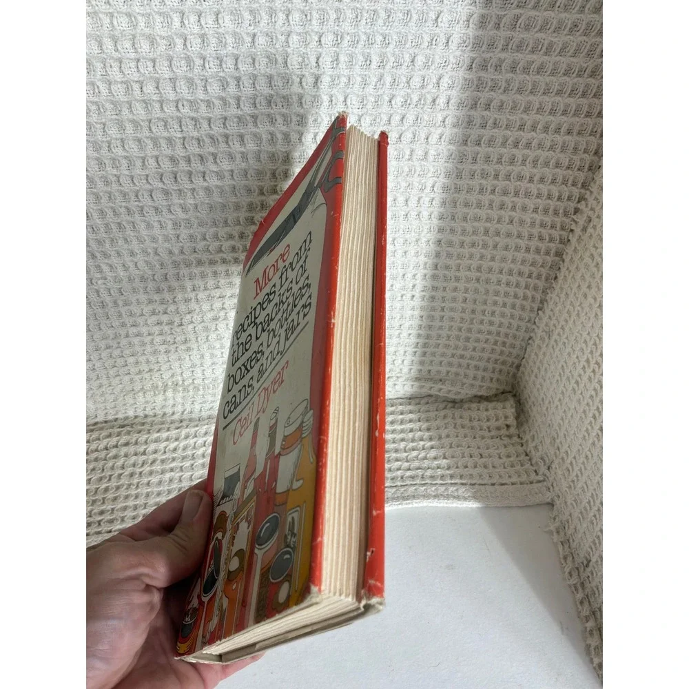 [Vintage] Unisex Ceil Dyer Recipes From Backs of Boxes Book OS Red/White
